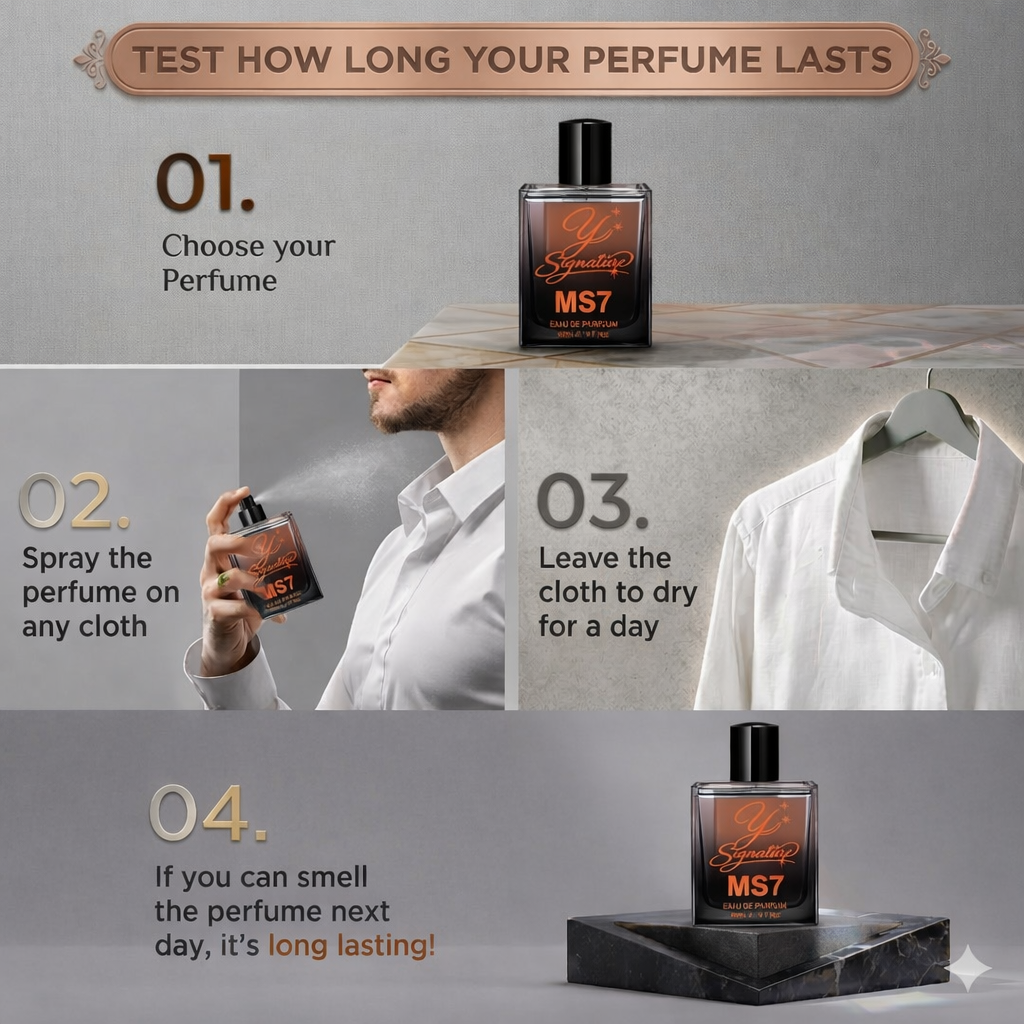 YSignature MS7 Eau De Parfum for men long lasting fragrance bottle